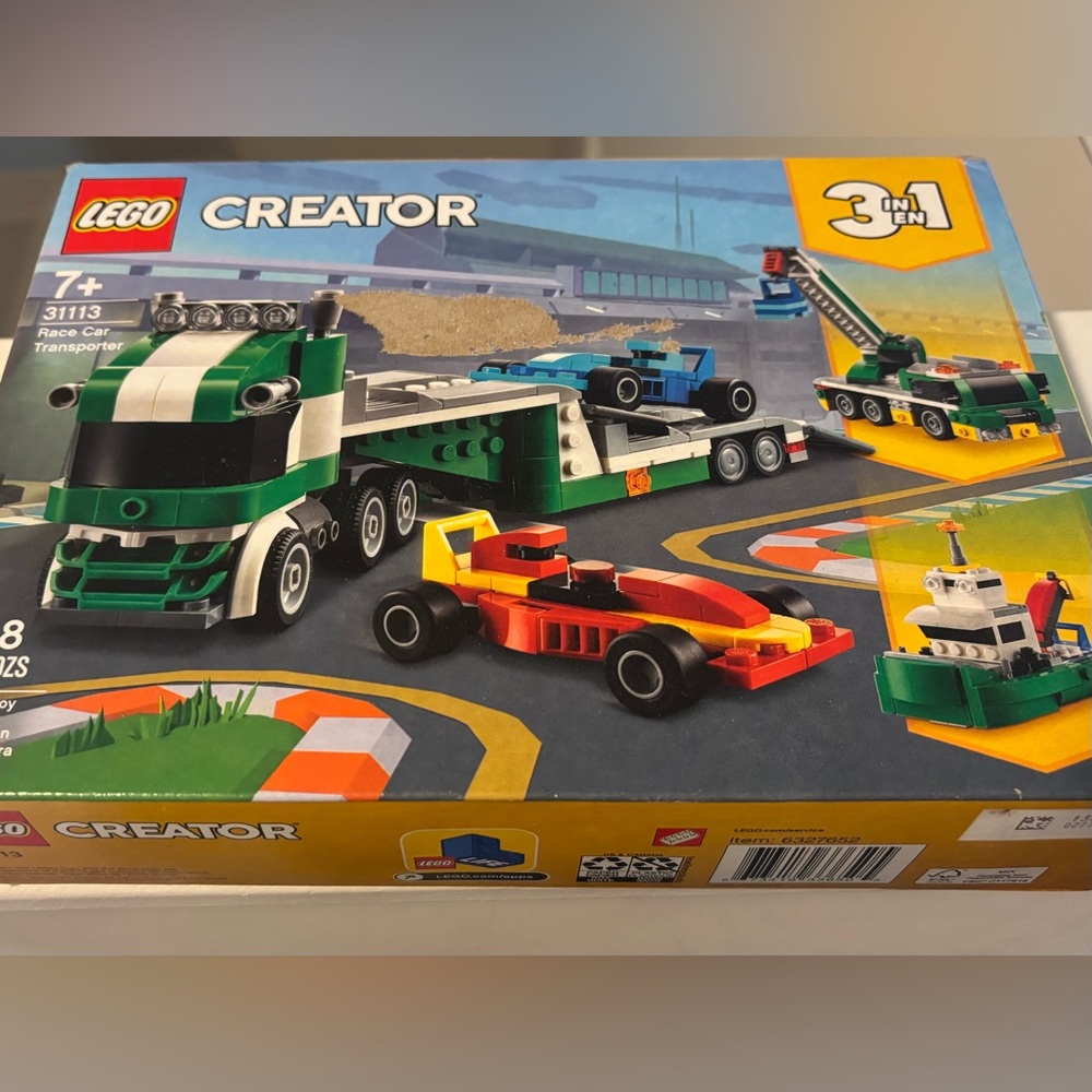 LEGO Creator 3-in-1 Transporter Set - Green, Red, Yellow